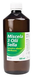 Sella Miscela 3 Olii Integratore Lassativo 500 ml