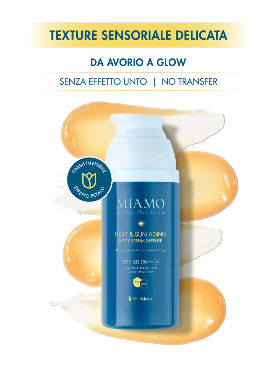 Miamo - Heat & Sun Aging Body Serum Defense - Siero Solare SPF50 Corpo 100 ml