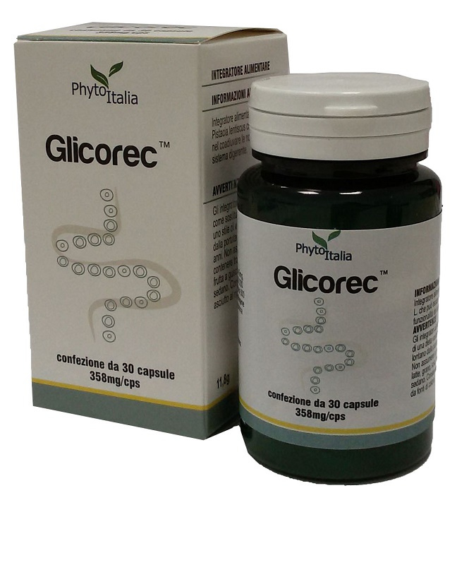 Glicorec integratore alimentare utile per la digestione 30 capsule