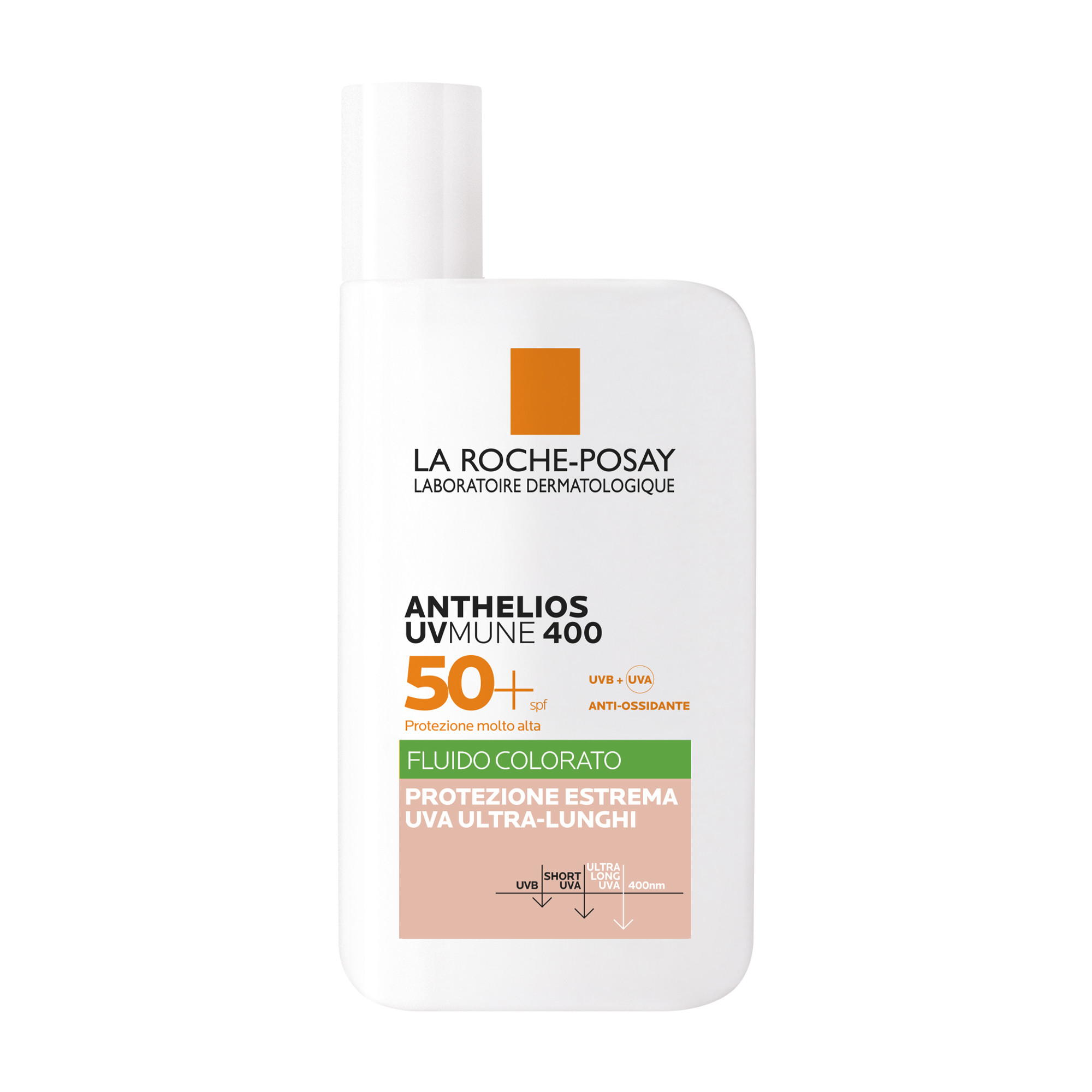 La Roche-Posay Anthelios UVMUNE 400 - Fluido Oil Control Colorato SPF50+ Viso 50 ml