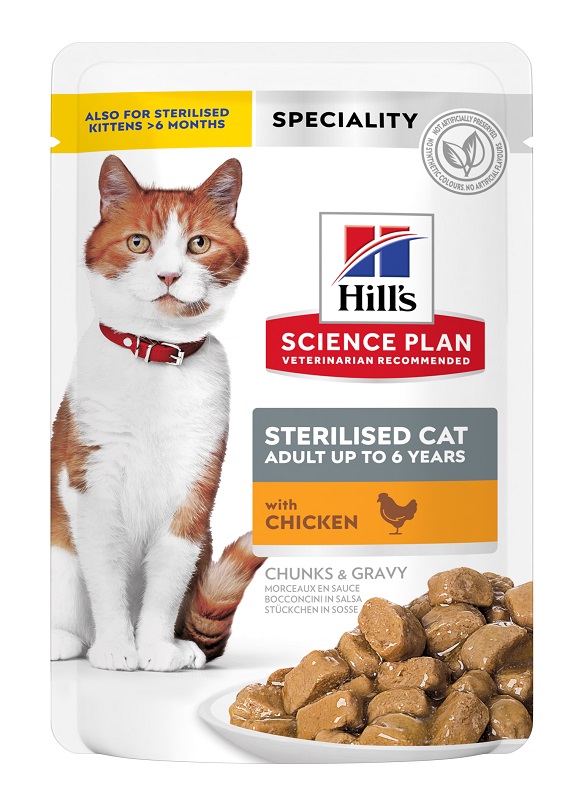 SP FELINE ADULT STER CHICKE85G