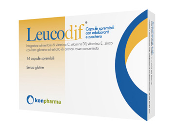Leucodif Integratore Difese Immunitarie 14 Capsule Spremibili