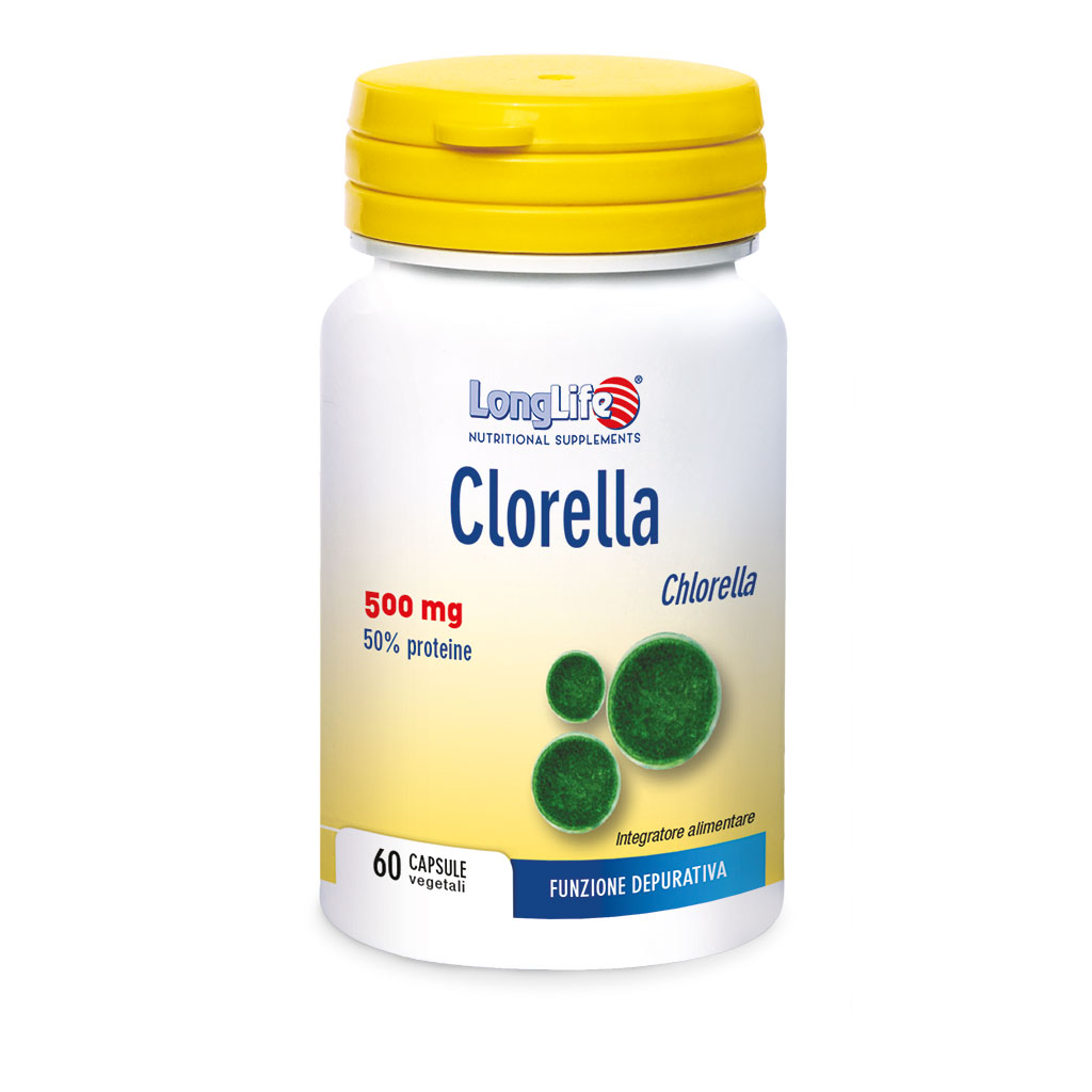 LongLife Clorella Bio Integratore Depurativo 60 Capsule Vegetali