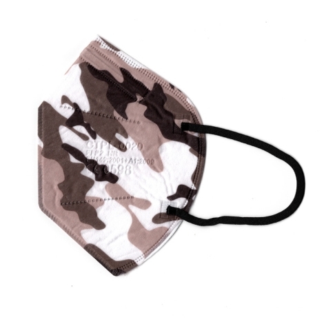 MASCHERINA FILTRANTE FFP2  M28 Made in Italy  Colore CAMOUFLAGE 1 pezzo