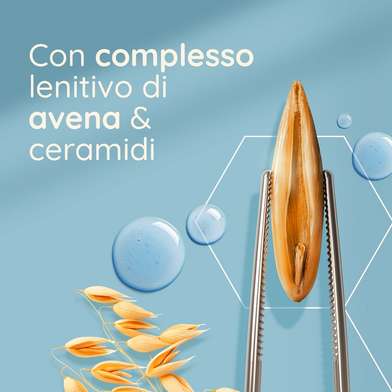 Aveeno Dermexa Bagnodoccia Lenitivo per Pelle Secca e con Prurito, adatto per pelle con tendenza atopica e soggetta a eczema, Formula Vegana, Senza Sapone 300 ml