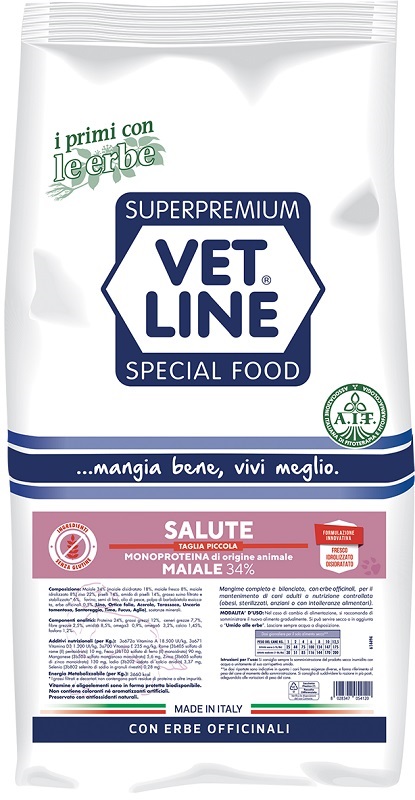 VET LINE SALUTE MAIALE TP 12KG