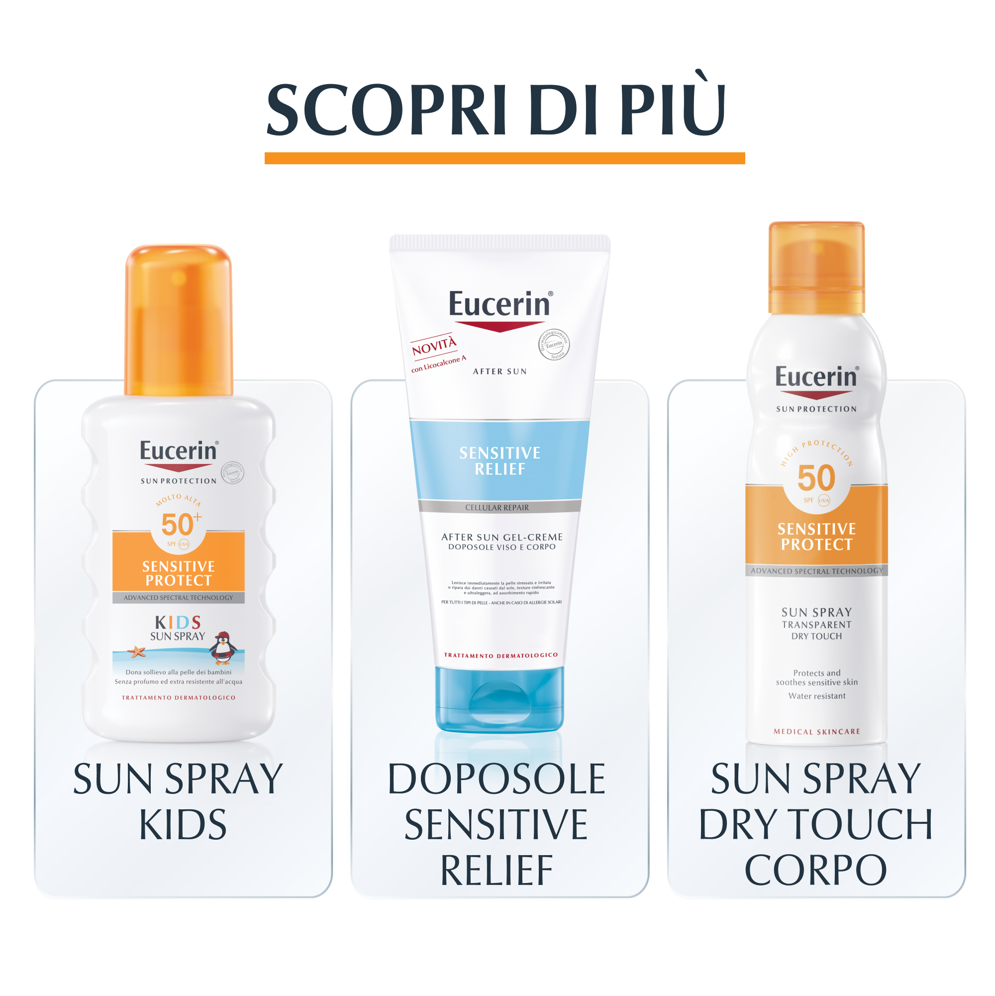 Eucerin Sun Face Hydro Protect Fluido Viso SPF 50+ 50ml