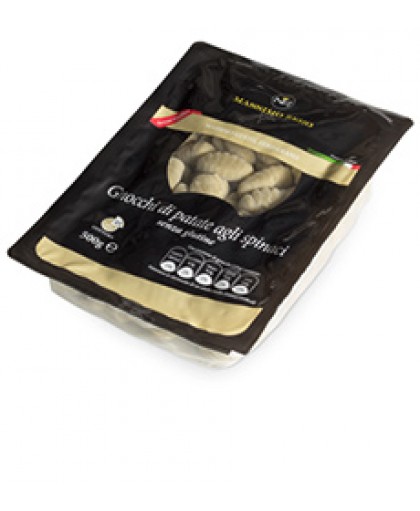 Massimo Zero Gnocchi con Spinaci Pasta Senza Glutine 500 g