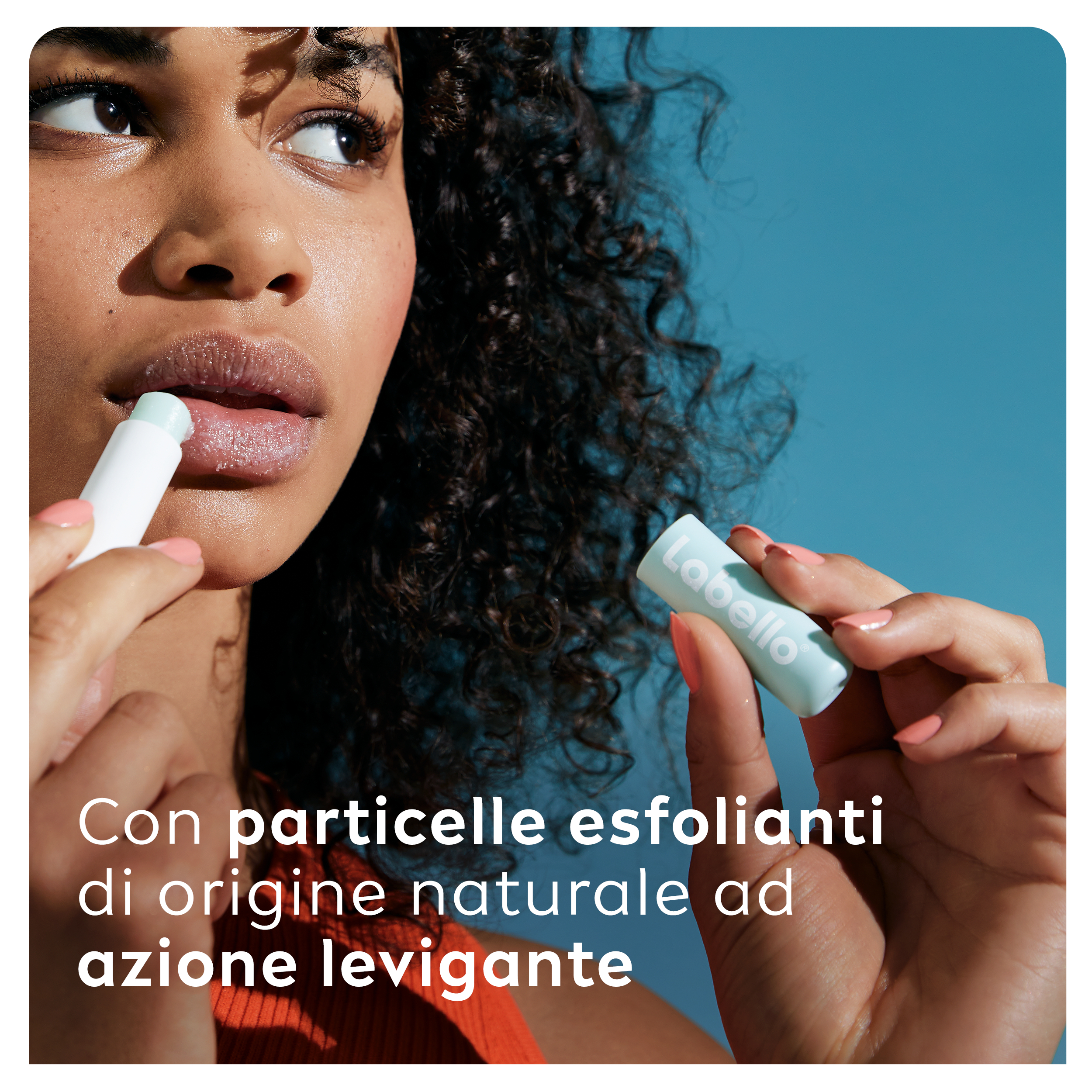 Labello Scrub Idratante Aloe Vera 4.8 g, Balsamo labbra scrub con particelle esfolianti e Aloe Vera