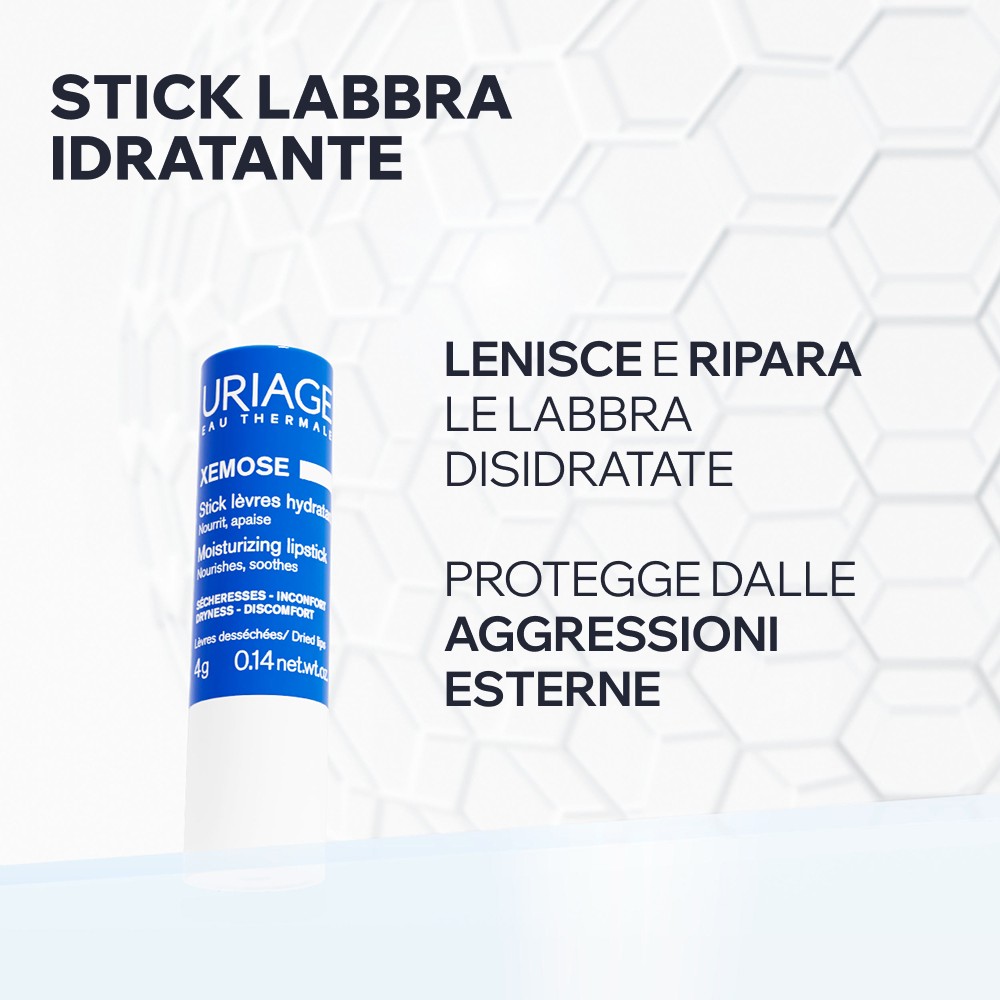 Uriage - Xémose Stick Idratante Per Labbra Secche E Screpolate 4 g