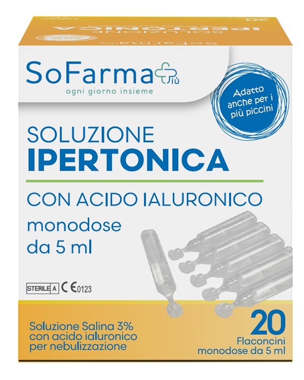 SOLUZIONE IPERTONICA 3% 20FL