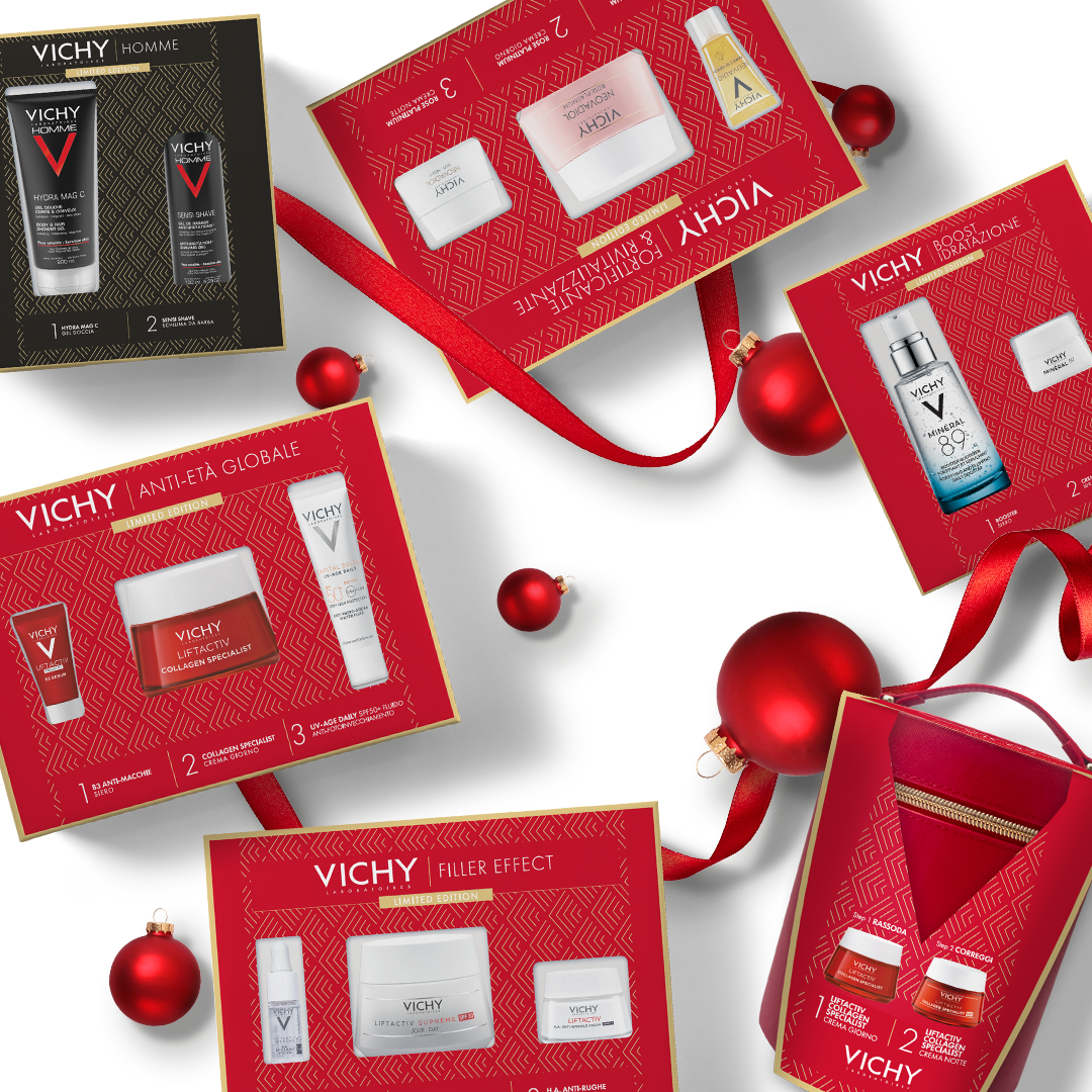 Vichy Cofanetto Regalo Natale Liftactiv Collagen Specialist Crema Giorno 50 ml + Liftactiv Collagen Specialist Crema Notte 50ml