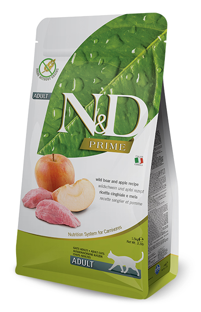 N&D CAT CINGHIALE&MELA AD 5KG