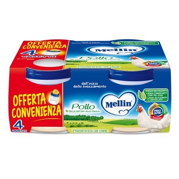 Mellin Omogeneizzato di Pollo 4 x 80 g