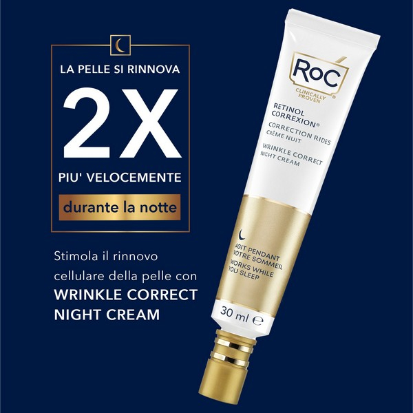 RoC Retinol Correxion® Wrinkle Correct Crema Viso Notte - 30ml