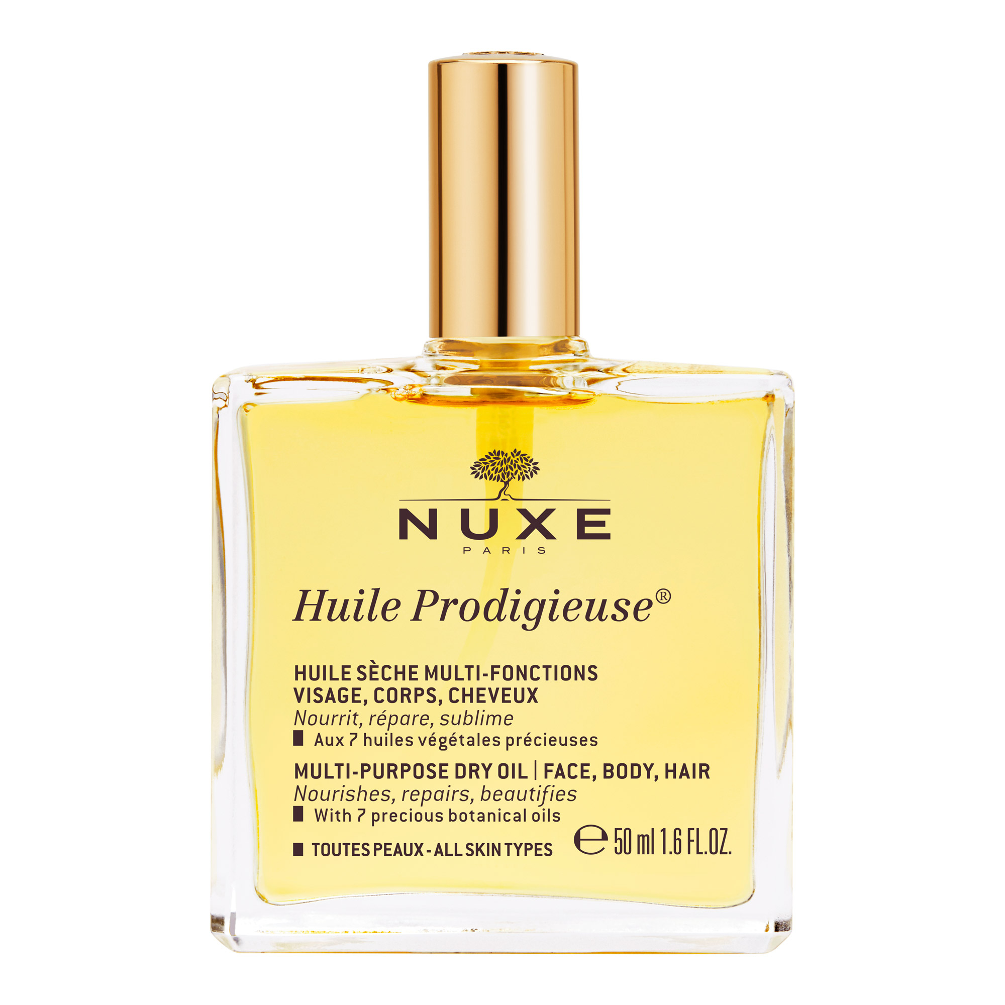 Nuxe - Huile Prodigieuse - Olio Secco Per Viso, Corpo E Capelli 50 ml