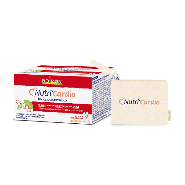 Nutri'Cardio integratore alimentare per il colesterolo orosolubile - 30 stick gusto agrumi