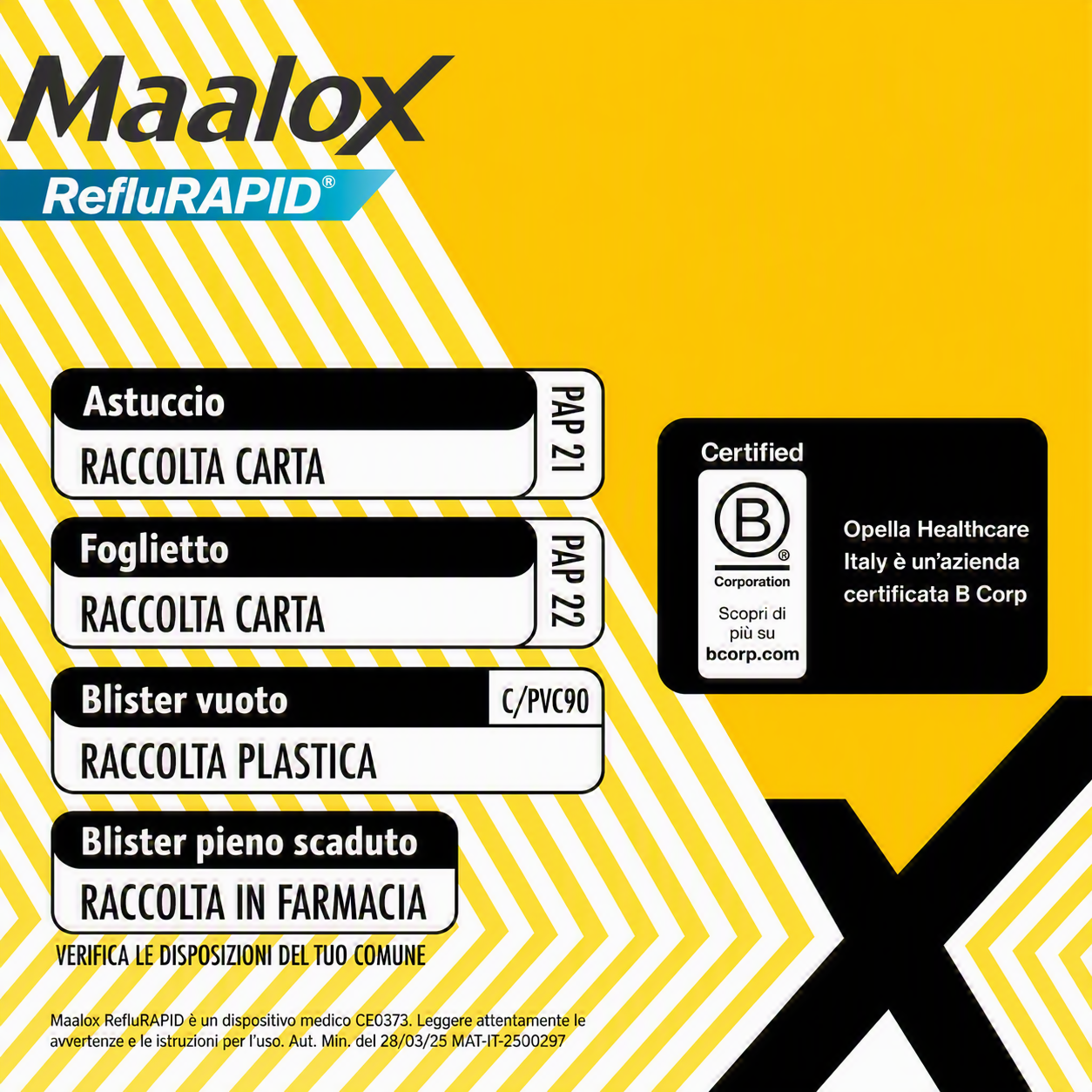 Maalox RefluRapid - 20 Bustine Monodose Contro Il Reflusso E Bruciore Di Stomaco