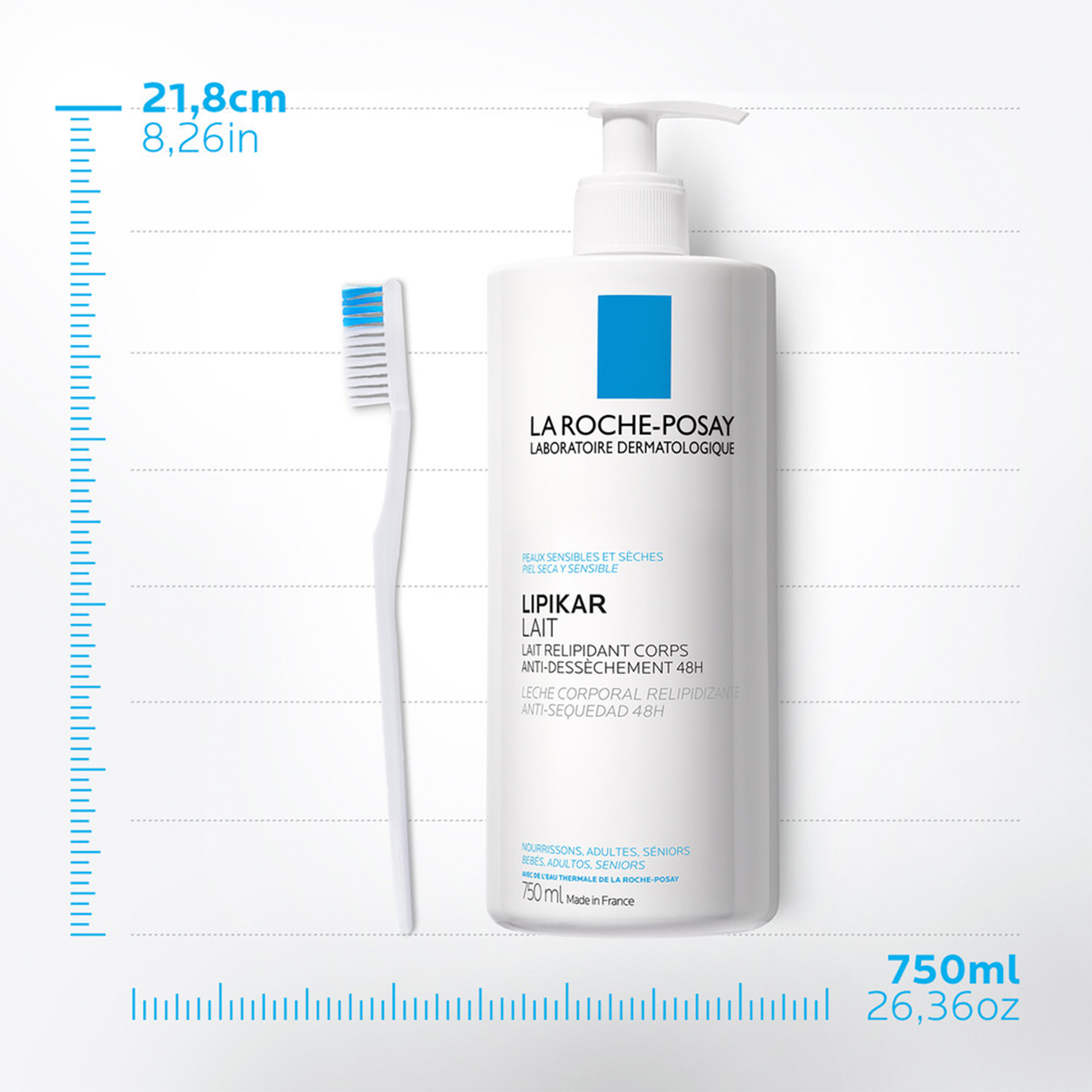 La Roche-Posay Lipikar - Latte Corpo Per Pelle Sensibile 750 ml