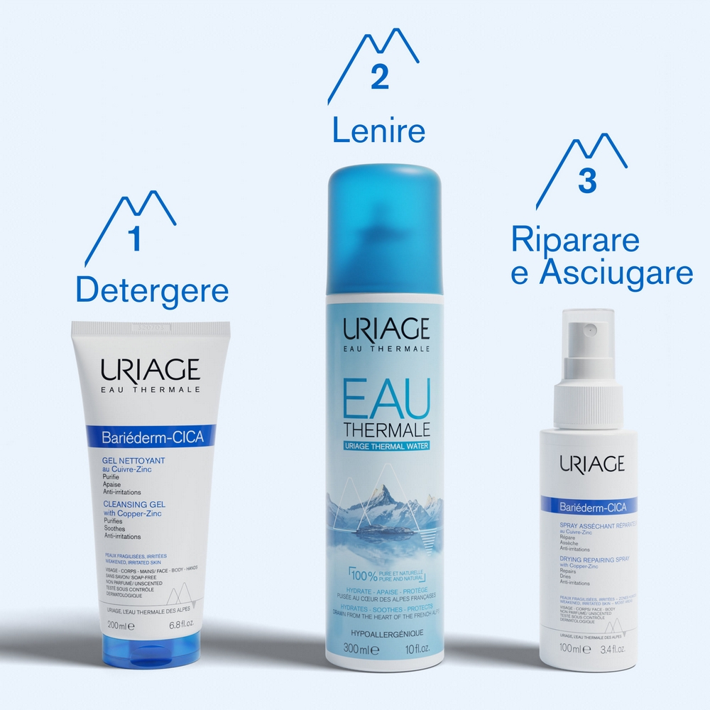 Uriage Bariéderm Cica-Spray Assorbente Riparatore Lenitivo 100 ml