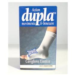 Dupla Cavigliera Elastica Blu Taglia L