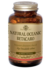 Solgar Natural Oceanic Betacaro Integratore di Carotenoidi 60 Perle