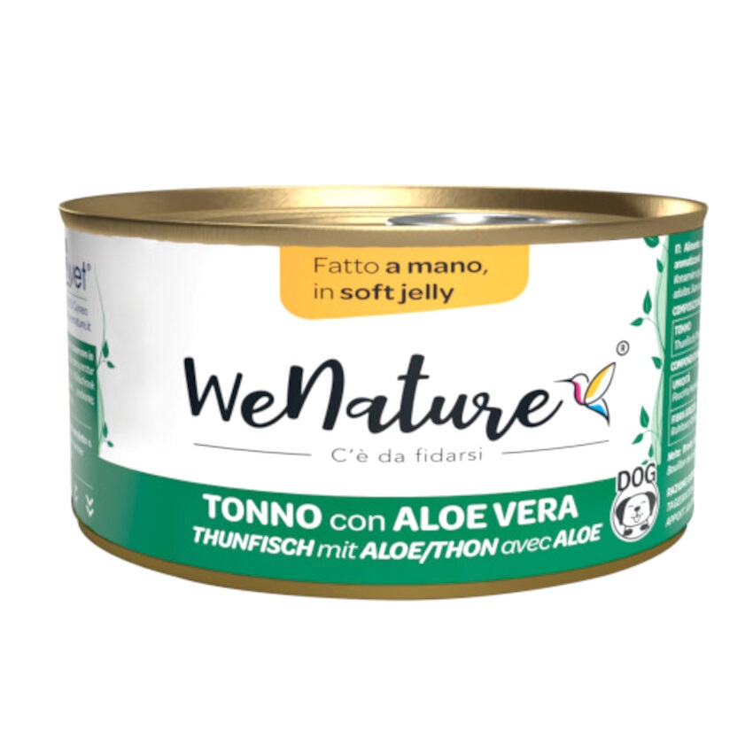 WENATURE CANE SOFT JELLY TONNO ALOE VERA 150GR (lattina)