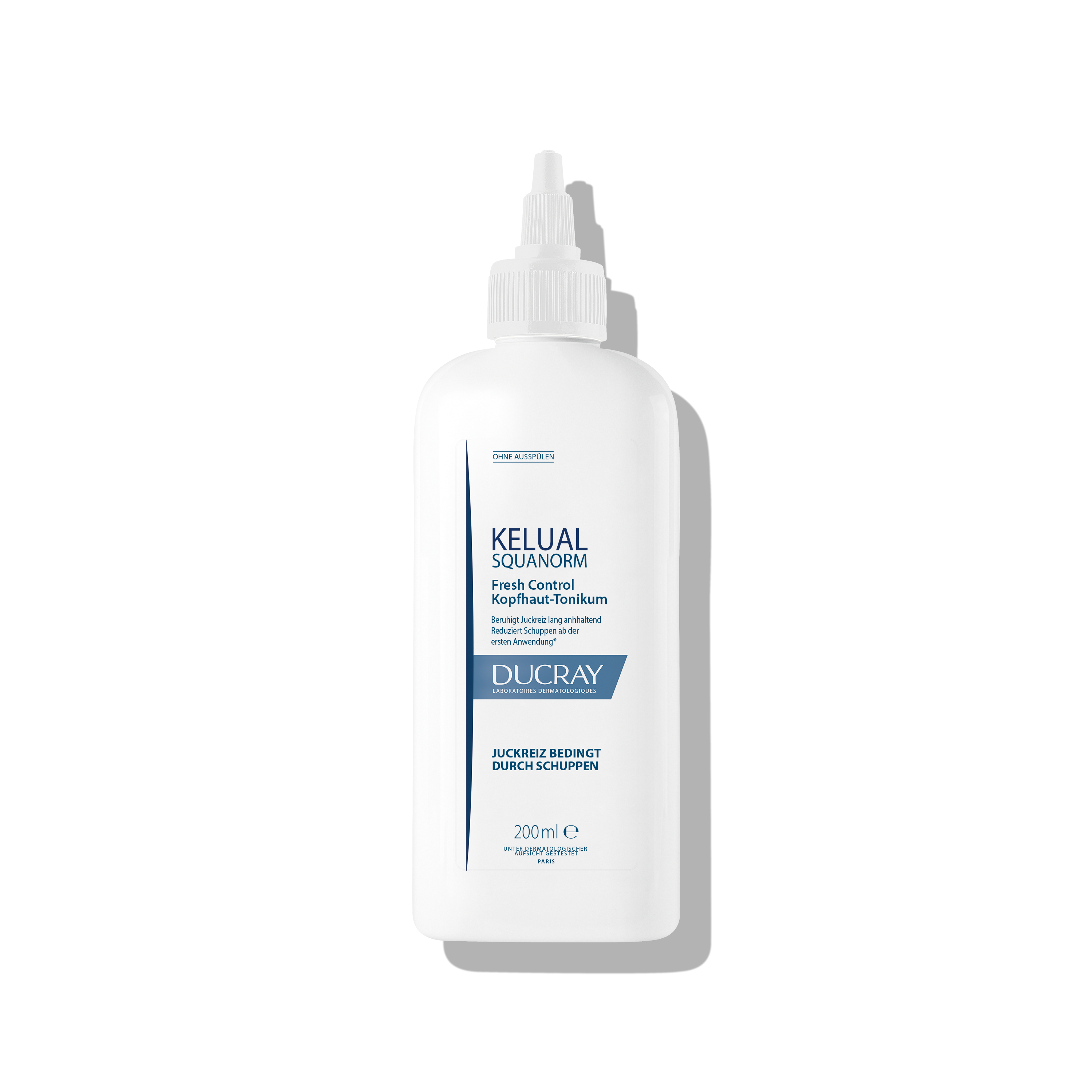 Ducray Kelual Squanorm Fresh Control Lozione, Elimina la Forfora e Lenisce la Sensazione di Prurito, 200ml 