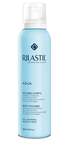 Rilastil Aqua Mousse Corpo Idratante Rinfrescante 200 ml