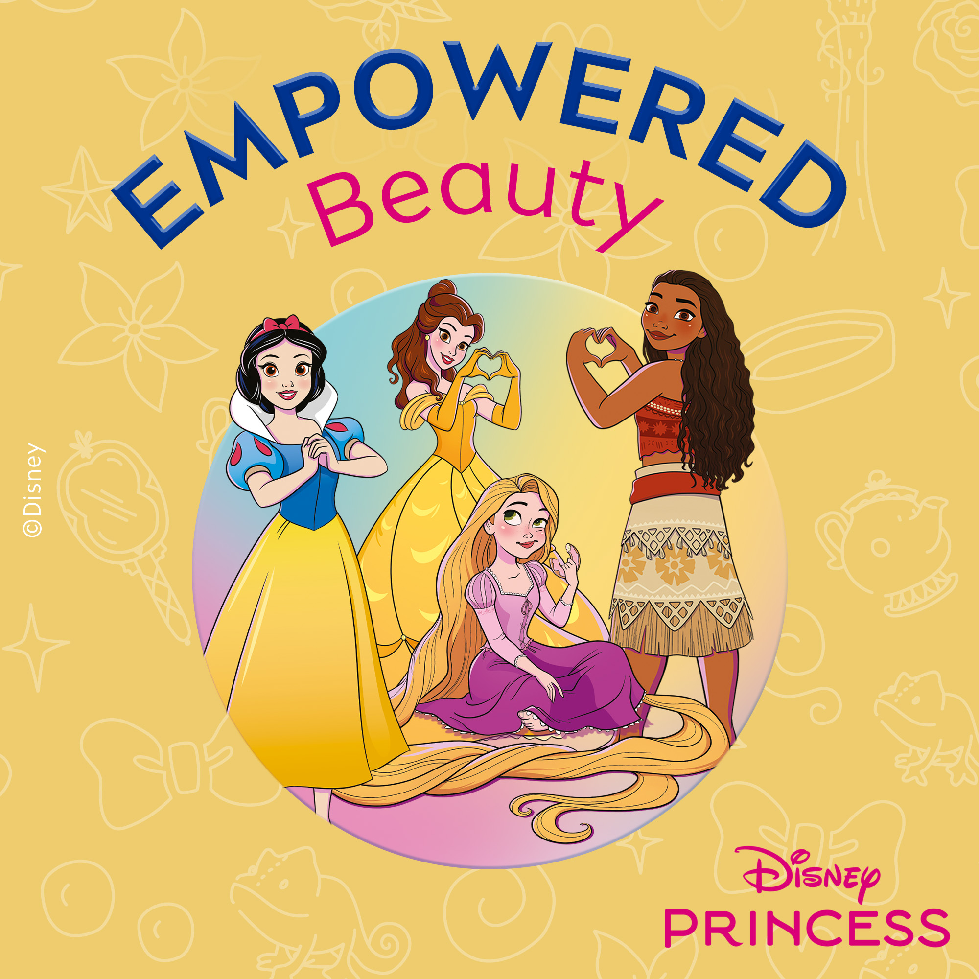 Labello Disney Princess Limited Edition - Biancaneve - Balsamo labbra colorato ad azione idratante prolungata, adatto dai 3 anni in su - Burrocacao aroma Ciliegia, 4.8g