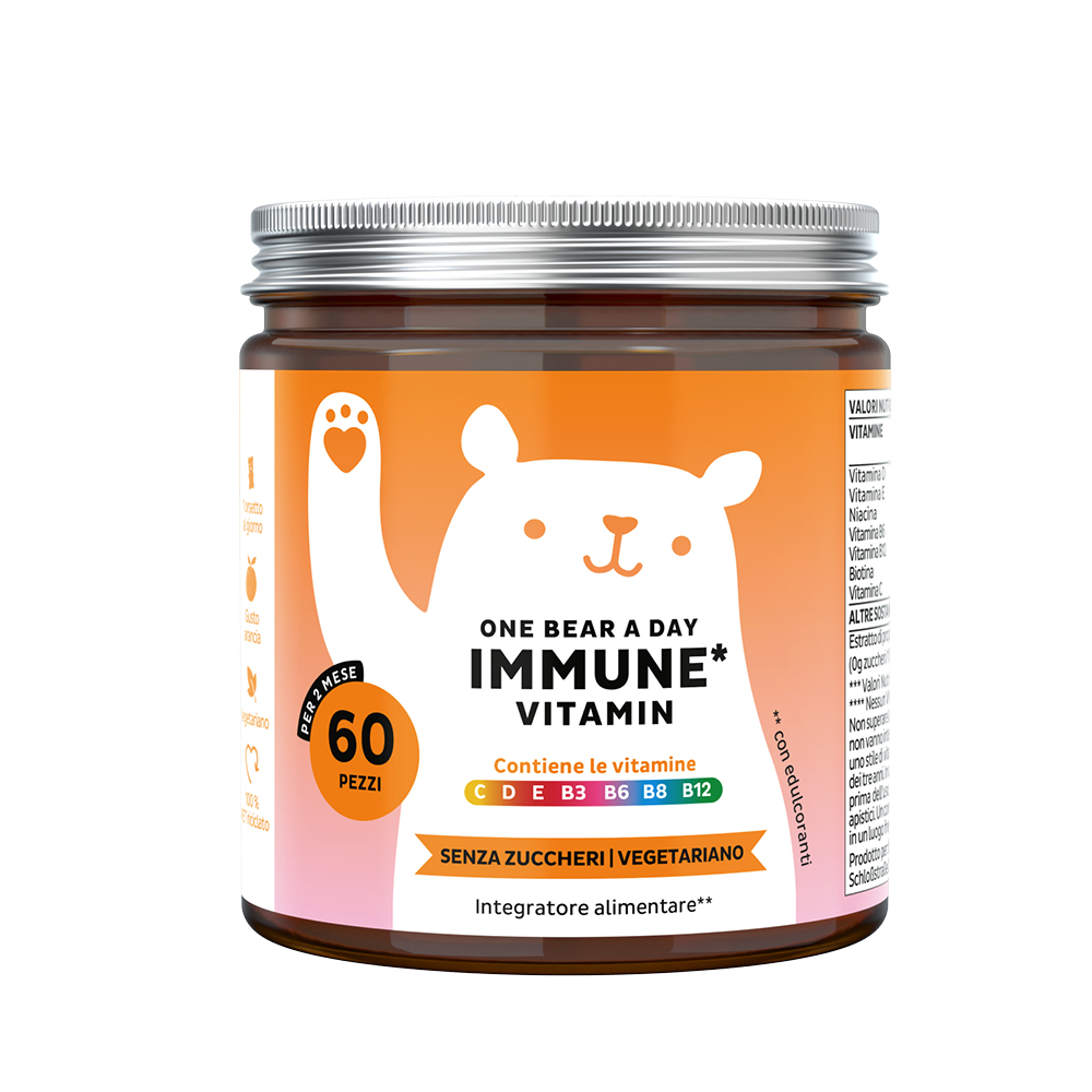 Bears With Benefit - One Bear A Day Immune Vitamin 60 Orsetti - Integratore Per Il Sistema Immunitario