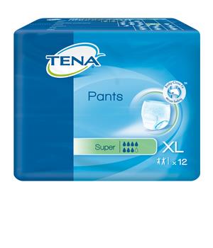 Tena Pants Super Mutandine Assorbenti Taglia XL 12 Pezzi