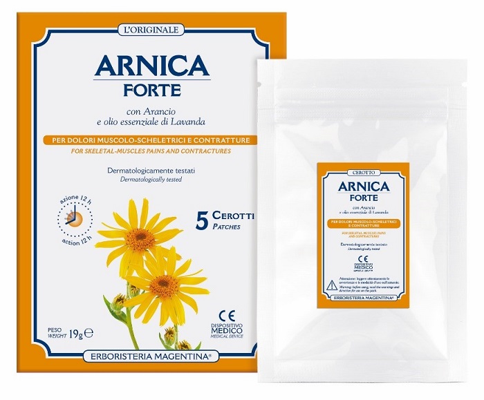 Erboristeria Magentina Arnica Forte Cerotti per Dolori Muscolari 5 pezzi