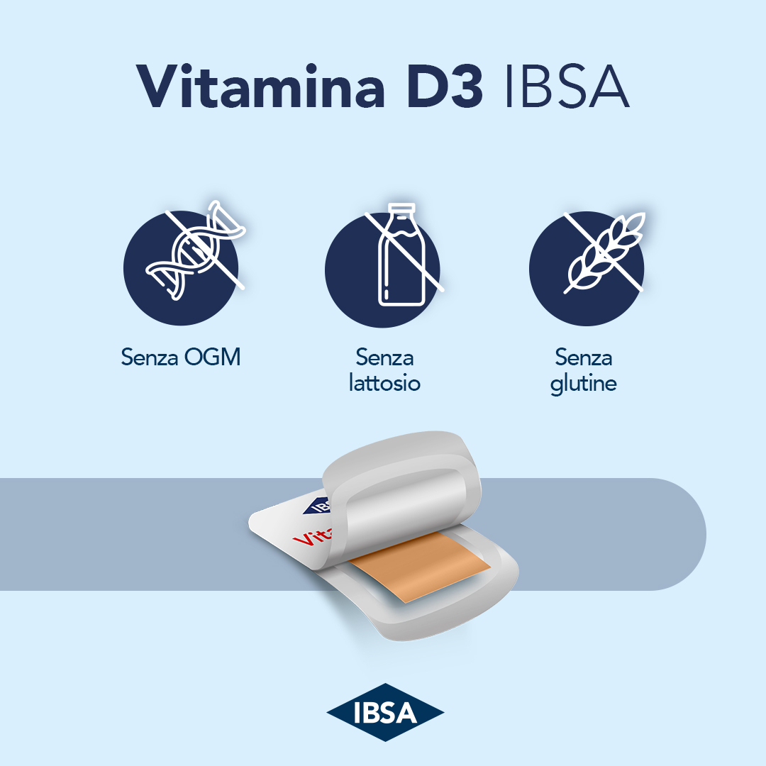 IBSA VITAMINA D3 2000UI - Integratore vitamina d che contribuisce al normale funzionamento del sistema immunitario - 30Film Ora