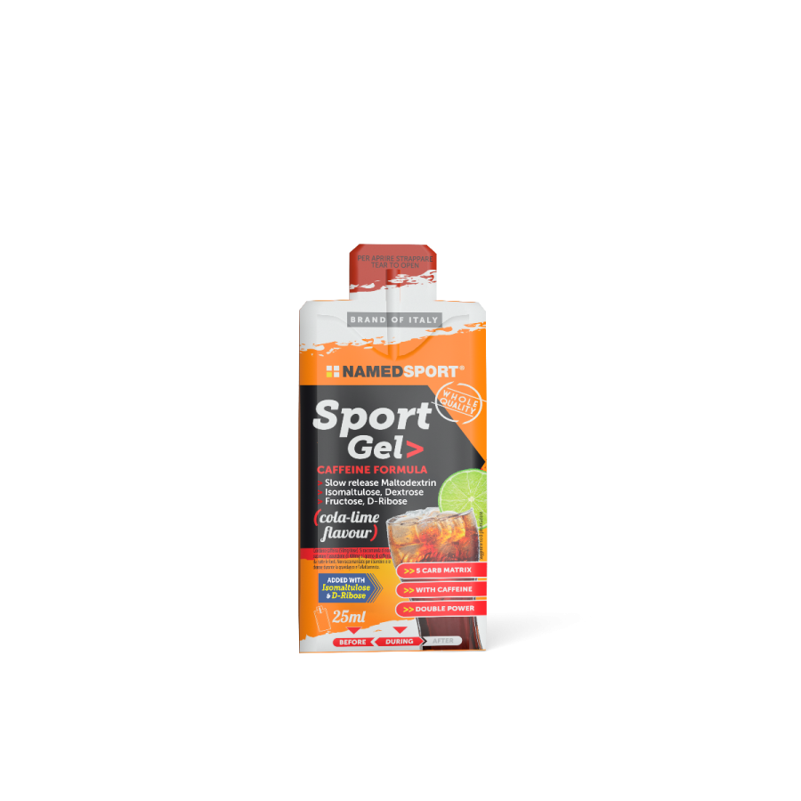 Named Sport Sport Gel - Integratore Energizzante Gusto Cola/Lime 25 ml
