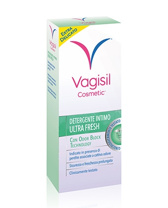 Vagisil Cosmetic - Detergente intimo Ultra Fresh - con Odor Block Technology - 250 ml 