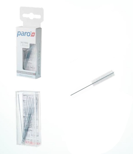 PARO 7-1017 ISOLA LONG SCOVOLINO INTERDENTALE MEDIO VERDE CILINDRICOO DIAMETRO 8 MM