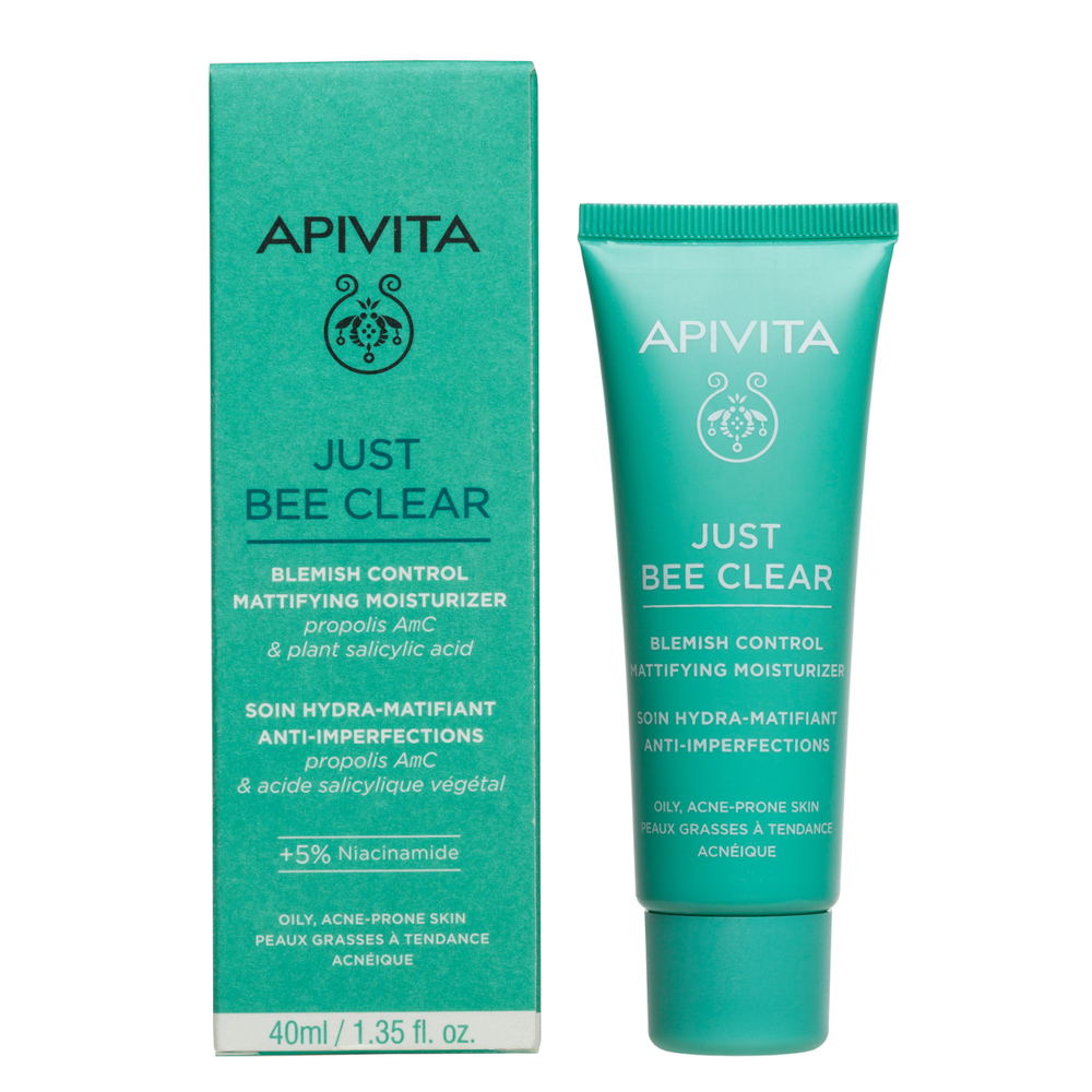 Apivita Just Bee Clear Crema Idratante Opacizzante Anti-Imperfezioni 