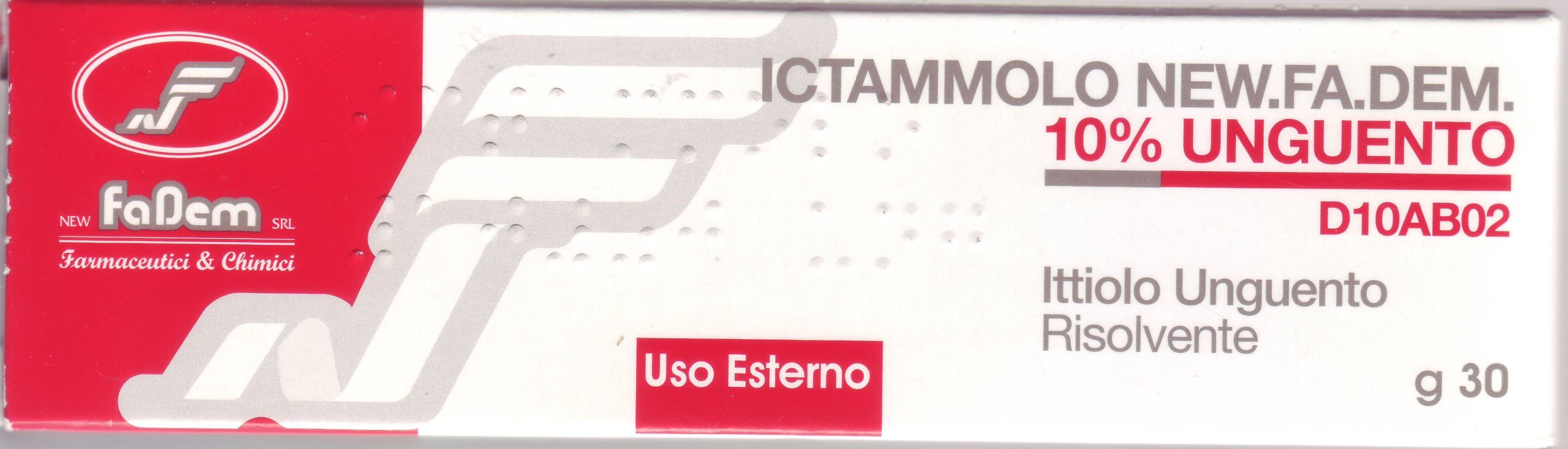 Ictammolo New Fa Derm Unguento 10% 30g