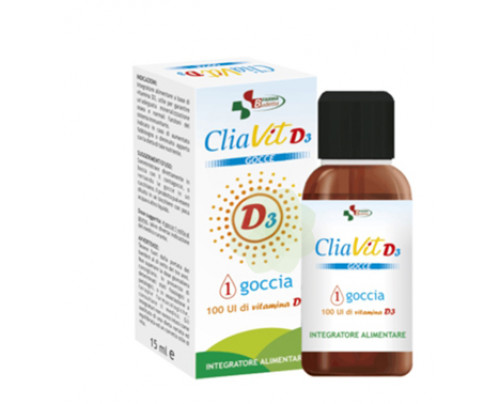 Cliavit D3 Integratore di Vitamina D Gocce 15 ml
