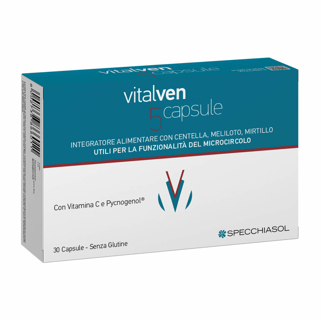 Specchiasol VitalVen5 Integratore Benessere Delle Gambe 30 Capsule
