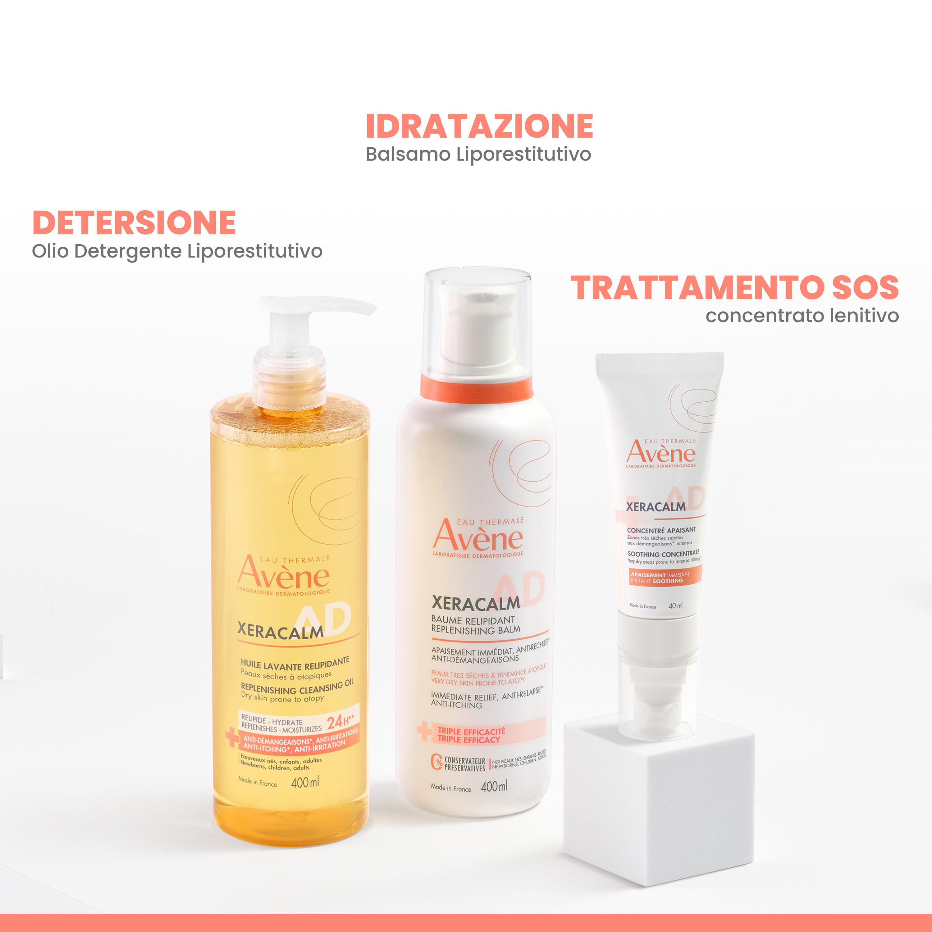 Avène Xeracalm AD - Concentrato Lenitivo Per Pelle Secca O Atopica 40 ml