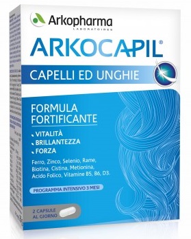 Arkocapil Pack Integratore Unghie e Capelli 2x60 Capsule