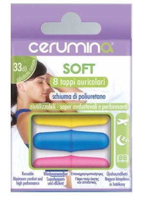 Cerumina Soft Tappi Auricolari 8 Pezzi