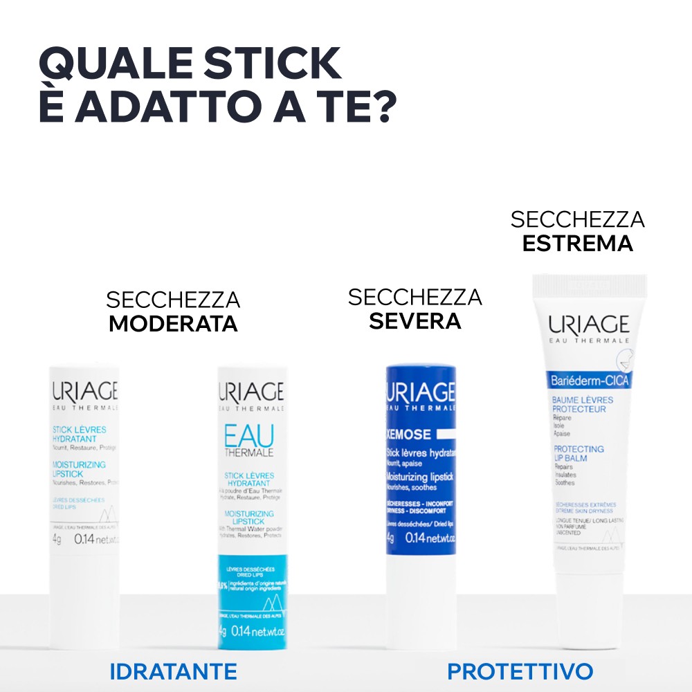 Uriage Eau Thermale - Stick Idratante Per Labbra Secche 4 g