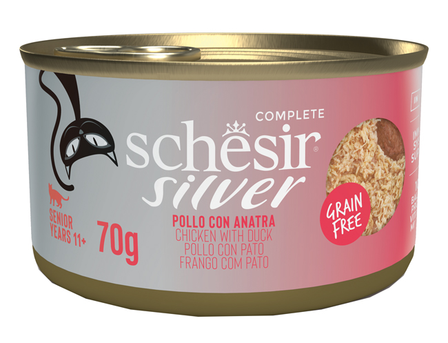 SCHESIR CAT SILV M&S POLLO/AN