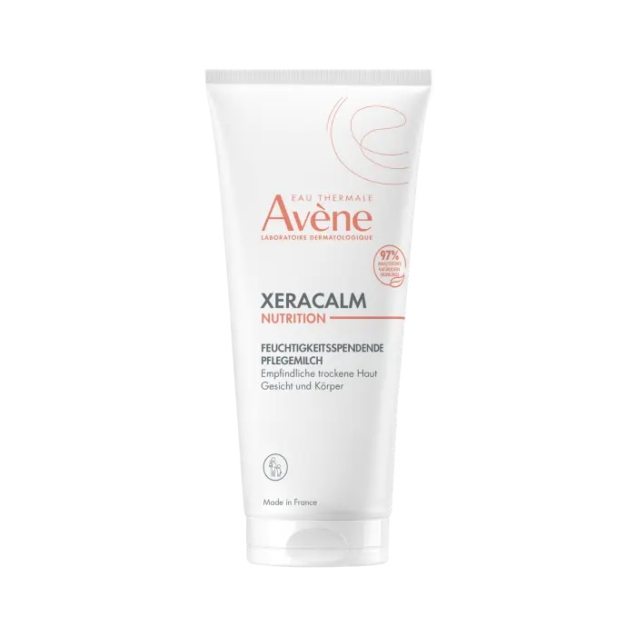 Eau Thermale Avène Xeracalm Nutrition Latte Idratante e nutriente, viso e corpo, Pelle sensibile da secca a molto secca per tutta la famiglia, 200ml 
