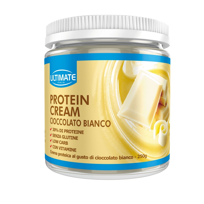 Ultimate Italia Protein Cream - Crema Proteica Gusto Cioccolato Bianco 250 g