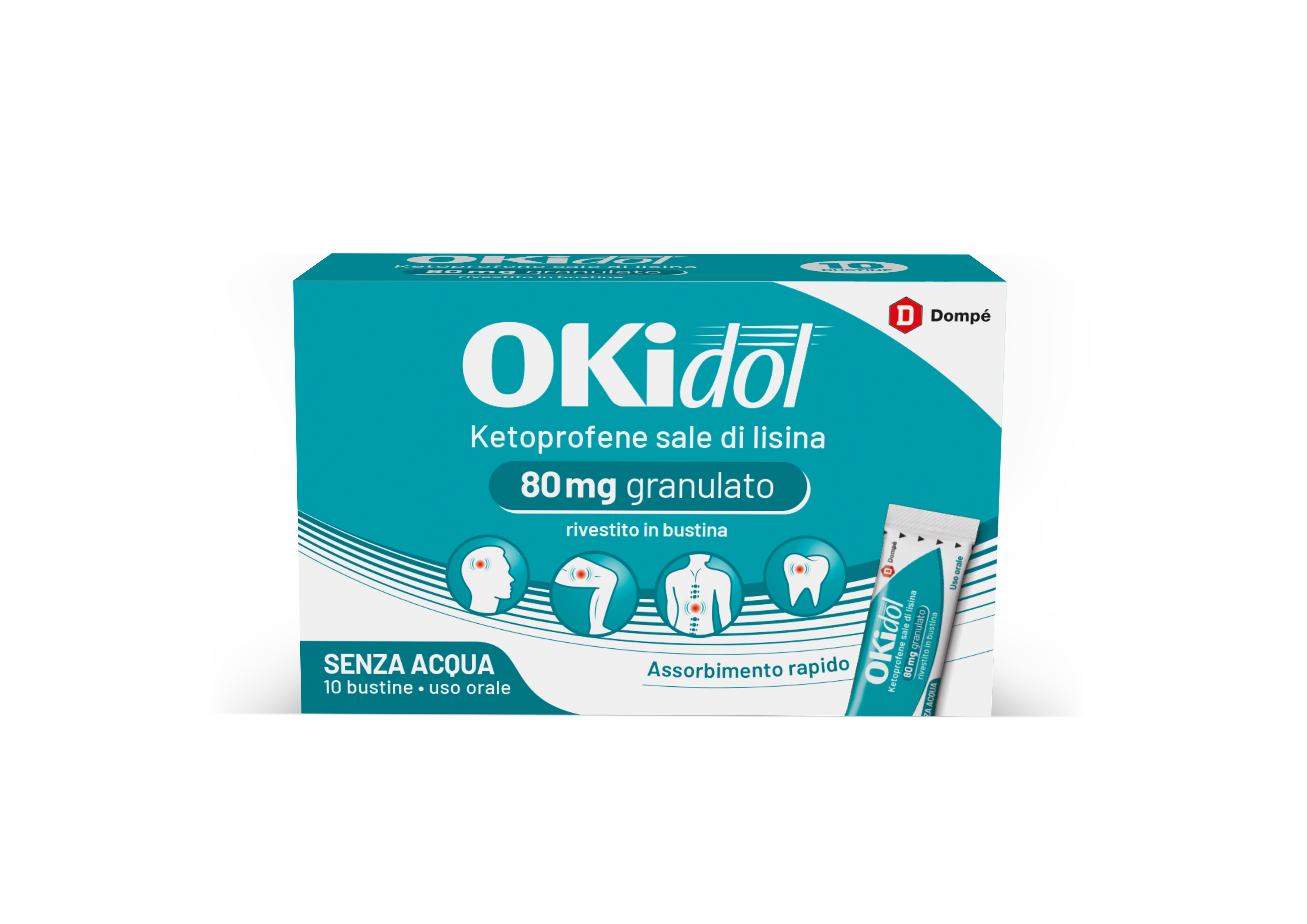 OKIDOL*OS GRAT 10BUST 80MG