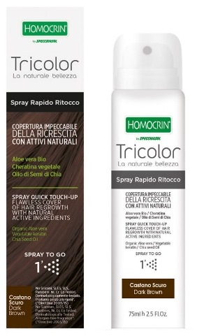 Specchiasol Tricolor Spray Rapido Ritocco Castano Scuro 75 ml
